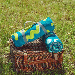 Xiaomi Early Wind Skin-friendly Moisture-proof Picnic Mat Blue/Light Blue